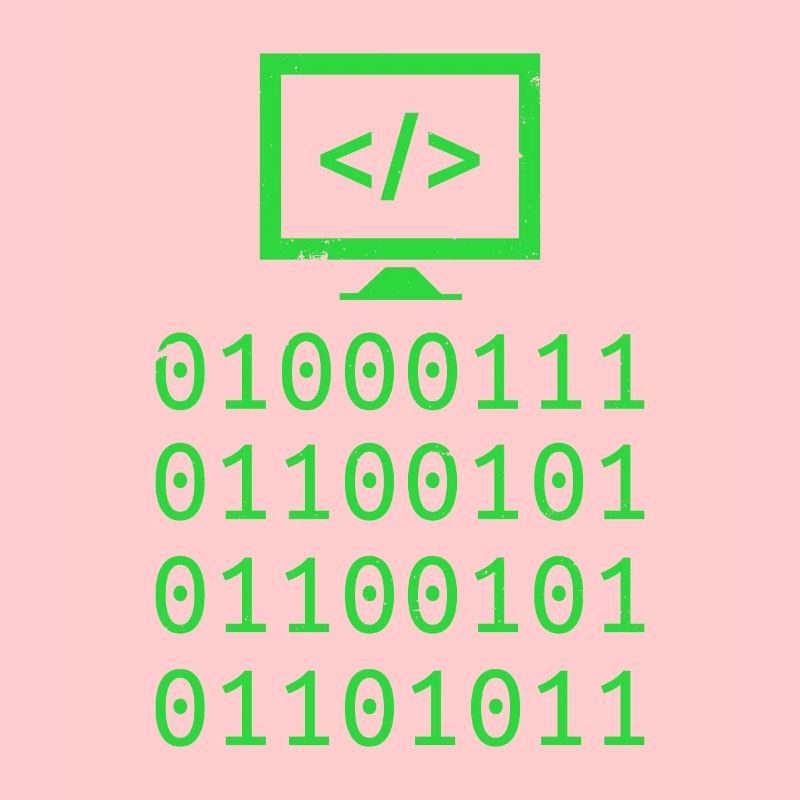 Cadeau de programmation de codage de code binaire