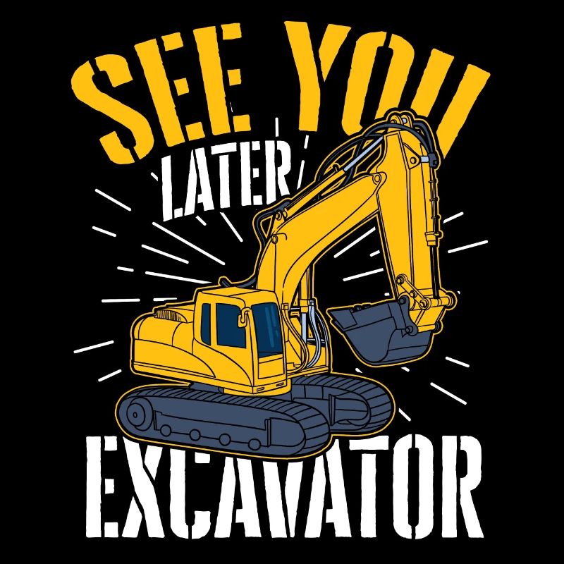 Excavator construction work road construction dredging work