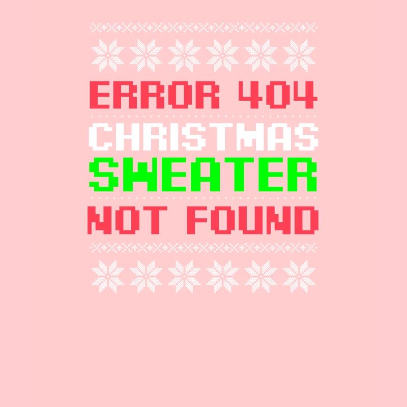 Programmør Christmas Ugly Sweater Not Found Gift