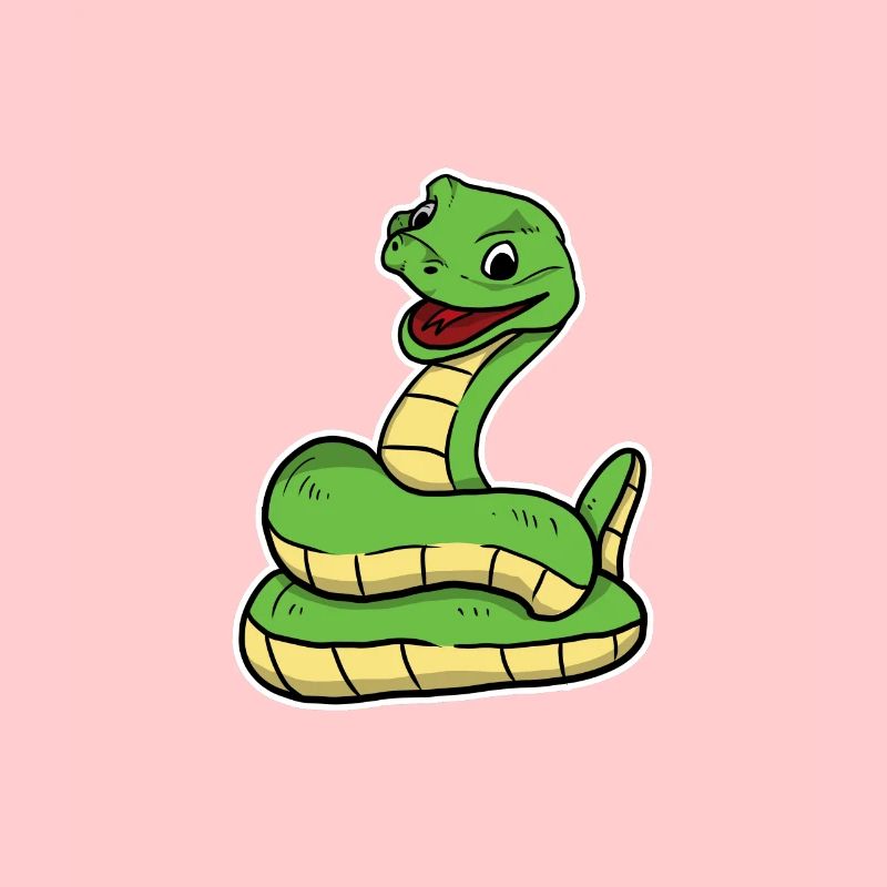 Cute Snake Python