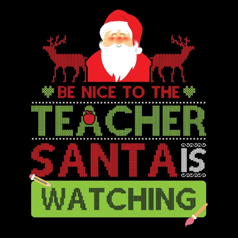 Pull de Noël laid de professeur de Noël