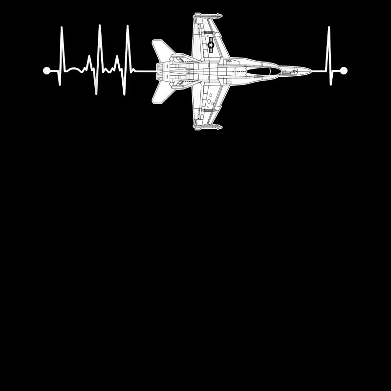F18 Hornet Schematic Airplane Pulse Ekg Pilot