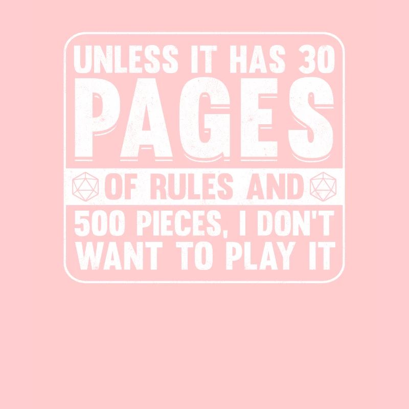 Unless It Has 30 Pages Rules Role Player RPG