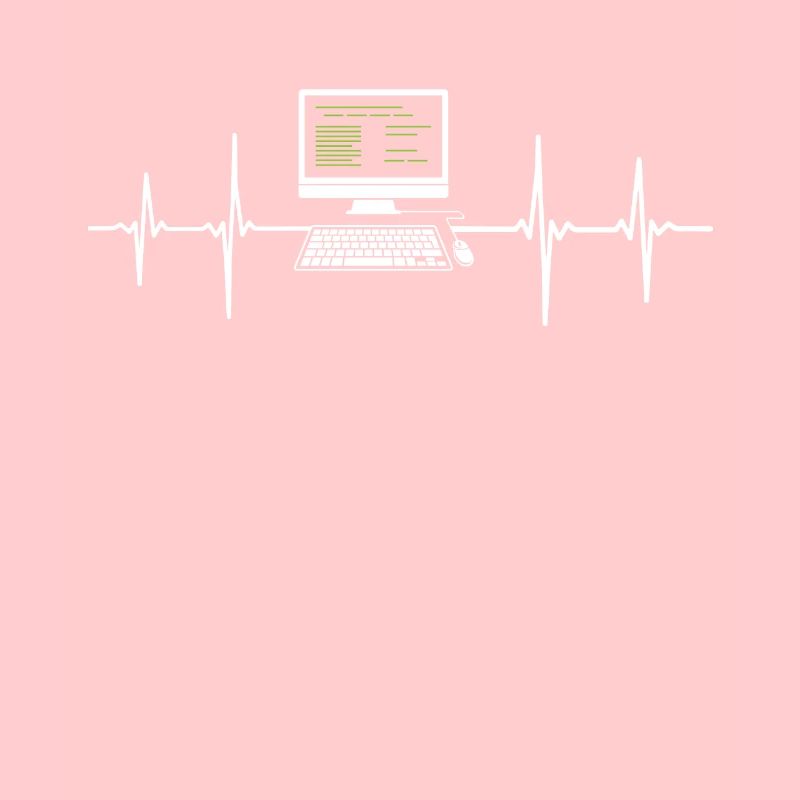 Programmer EKG Heartbeat Computer Desktop