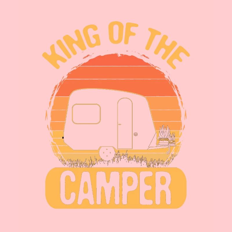 Camping Geschenk König des Camper Geschenk