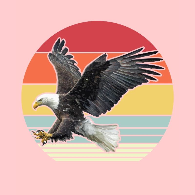 Eagle Retro Bird science Predators