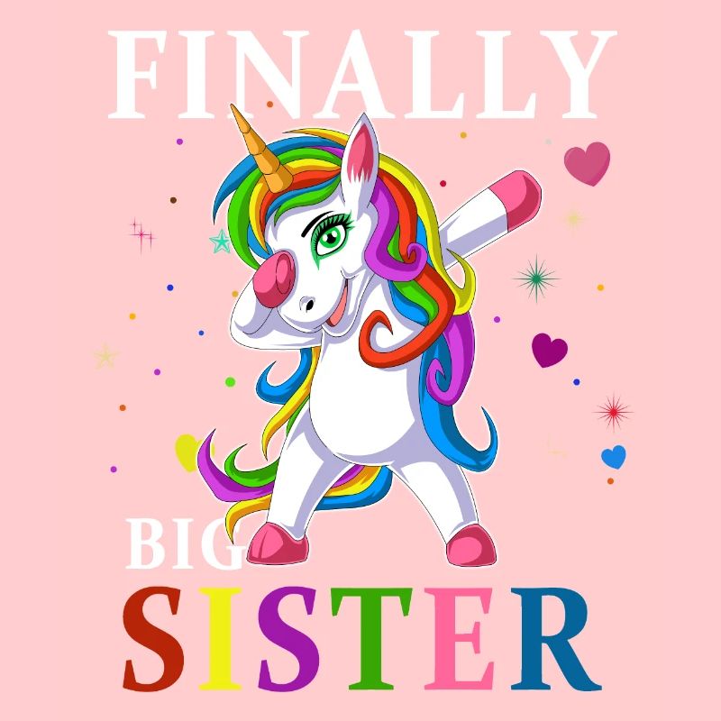 große Schwester endlich Einhorn