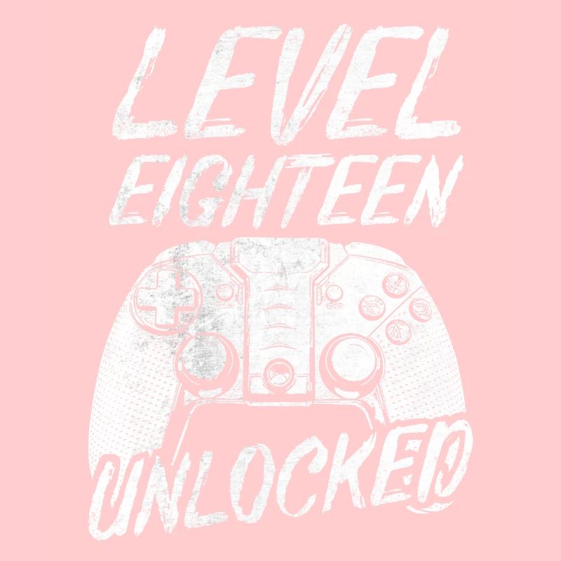 Level 18 Unlocked 18th Birthday