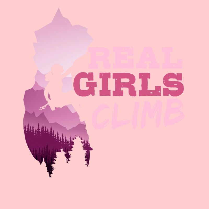 Echte Mädchen Klettern, Kletterer, Boulder