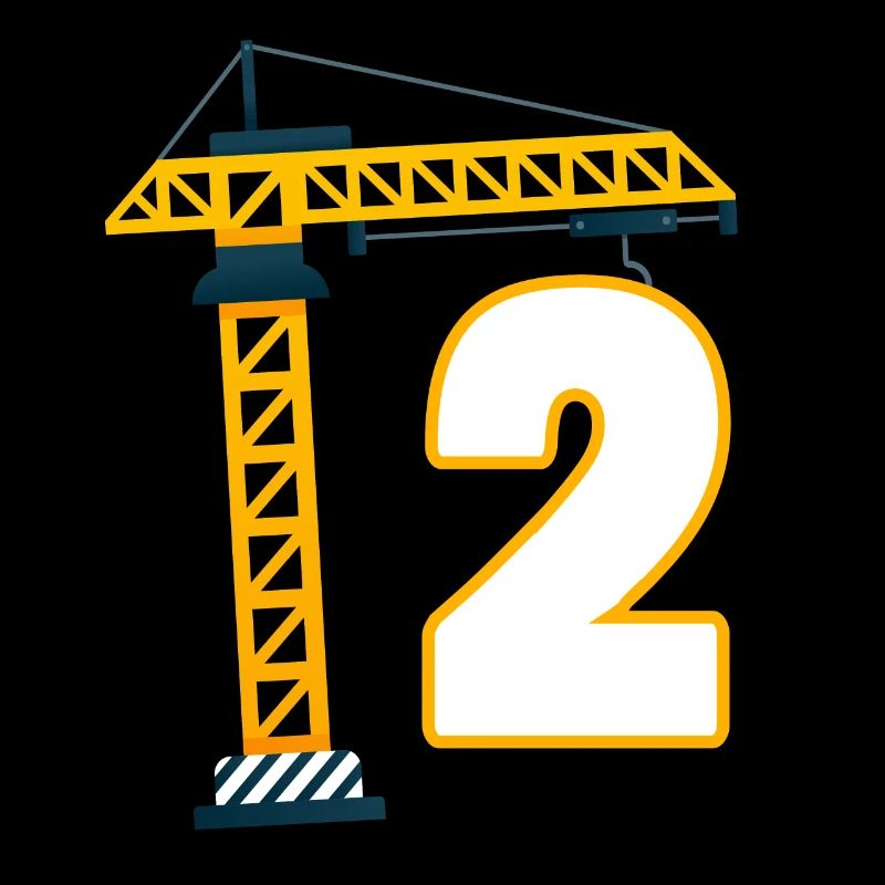 2ème anniversaire grue bagger cadeau garçon 2 ans