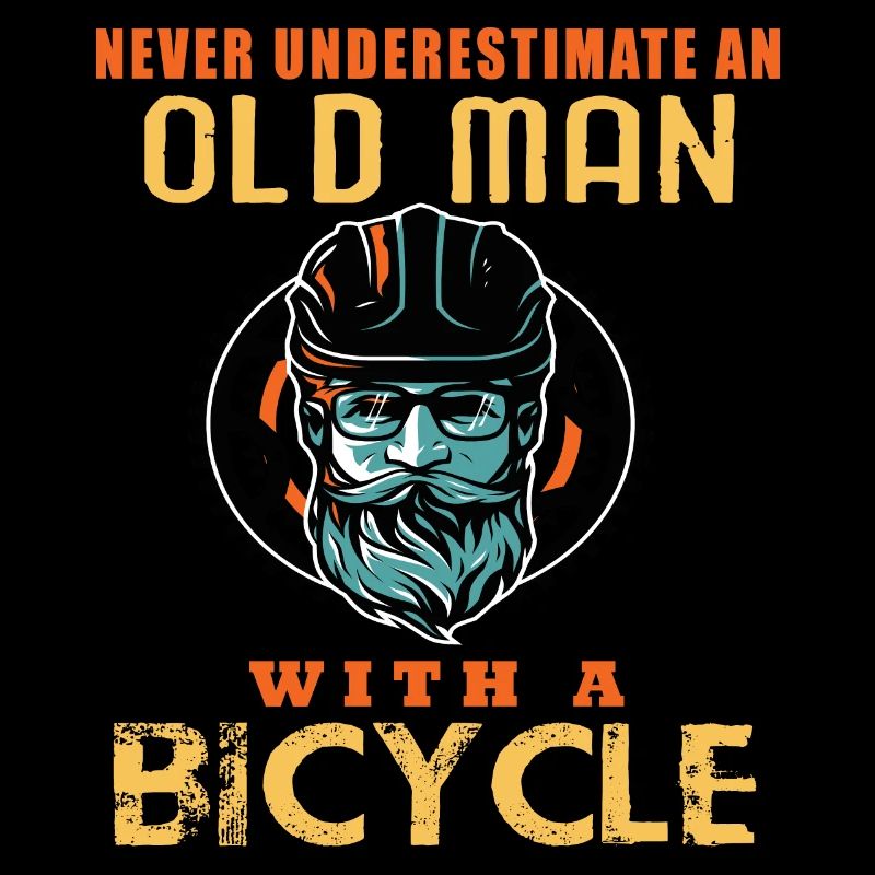 Bicycle Bicycles Biker Bicycle Old Man Bicycle