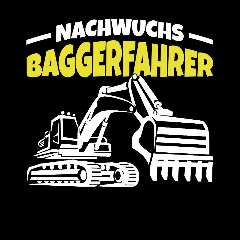 Nachwuchs Baggerfahrer Bagger Junge