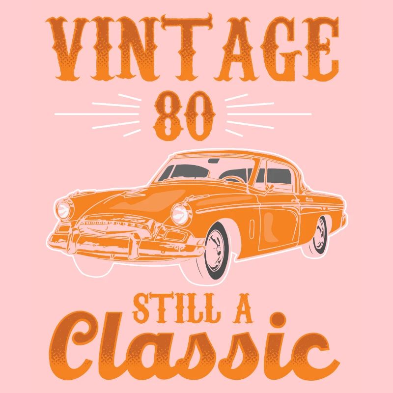 Vintage 80 Still a Classic Tuning Auto Oldtimer