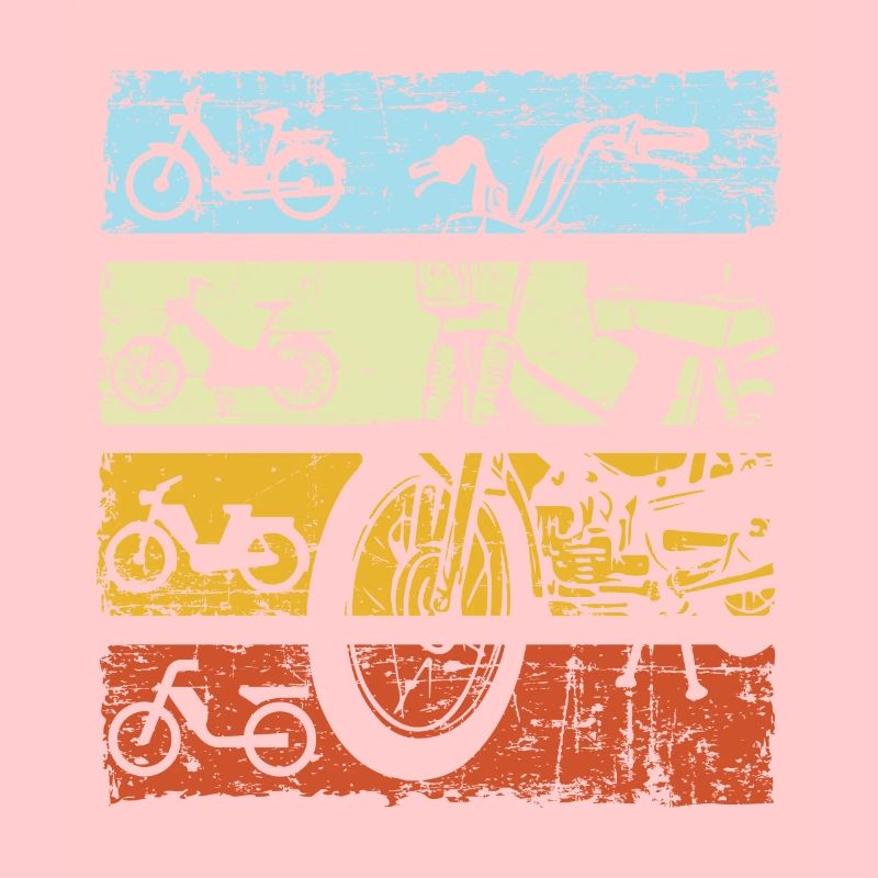 Mobylette Mobylette Scooter Maxi Mobylette Rétro