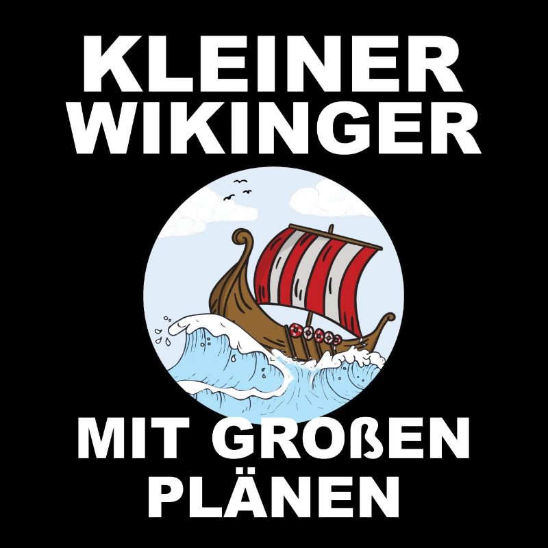 Kleiner Wikinger Wikinger Boot mit Großen Plänen