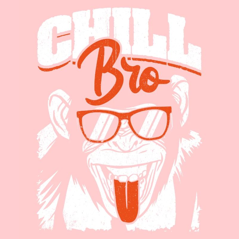 Chill Bro - Cooler Affe mit Sonnebrille