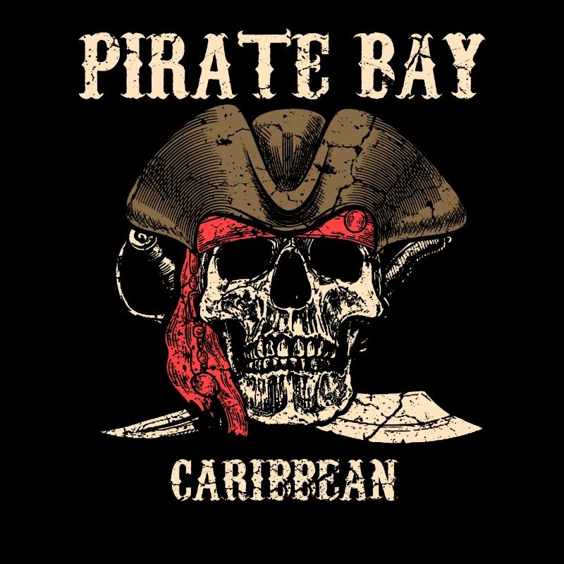 Crâne de pirate Caraïbes