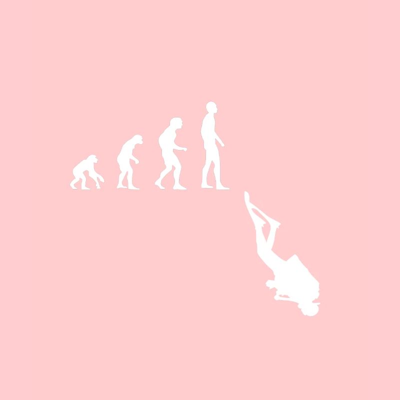 Tauchen Evolution | Menschen Entwicklung Idee