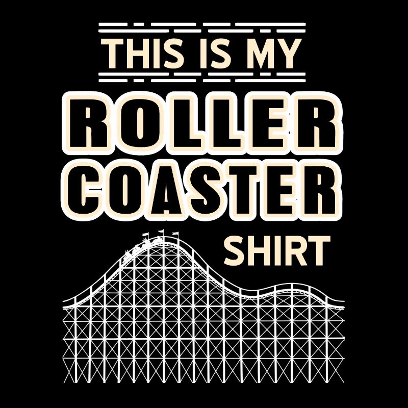 Das ist mein Rollercoaster Shirt Freizeitpark