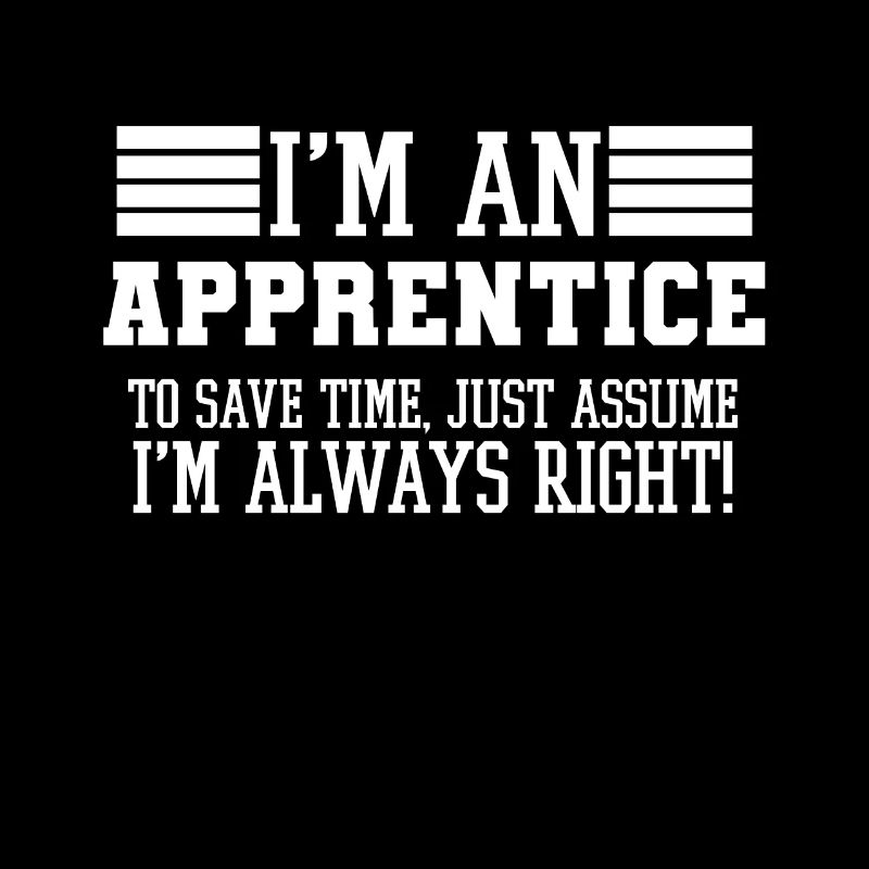 Apprentice Gift, I'm An Apprentice To Save Time