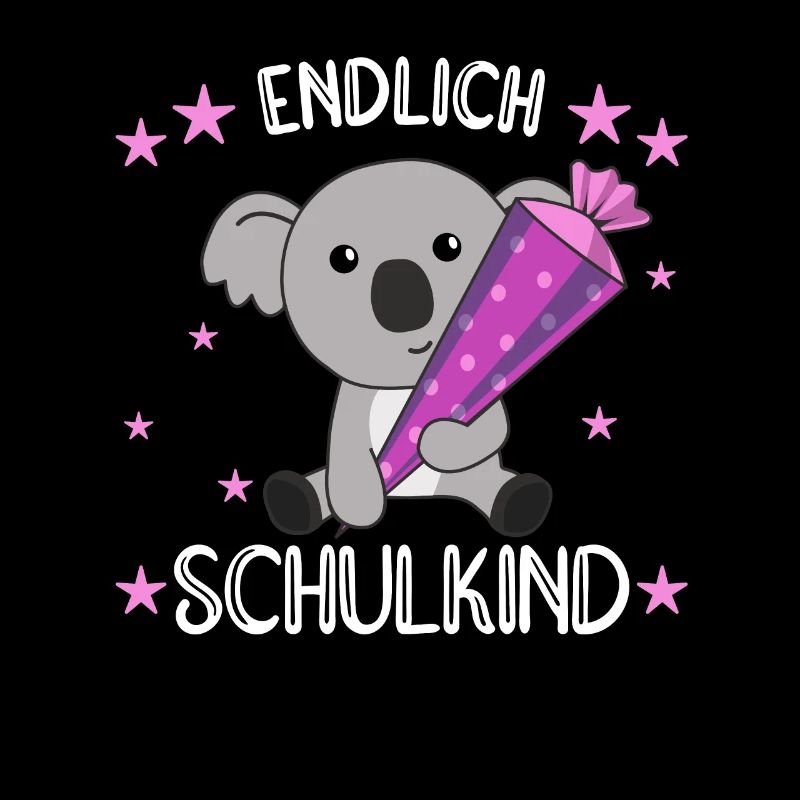 Endlich Schulkind Koala Schultüte Einschulung