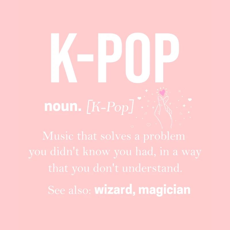 K-pop musique coréenne cadeau Corée Corée Pop