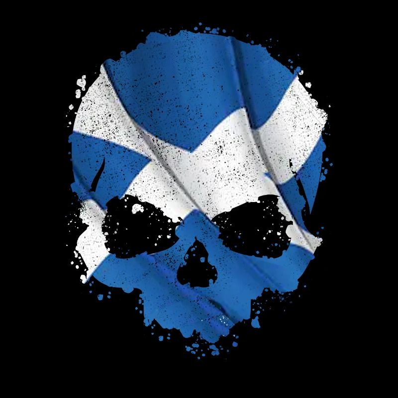 Ecosse drapeau crâne