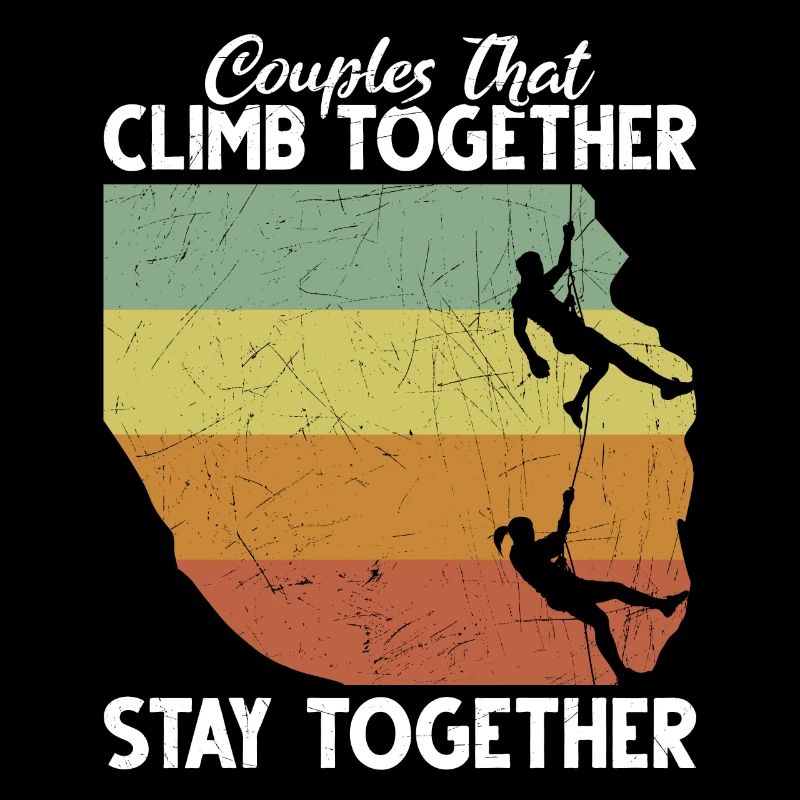 Rock Climbing Climber Retro