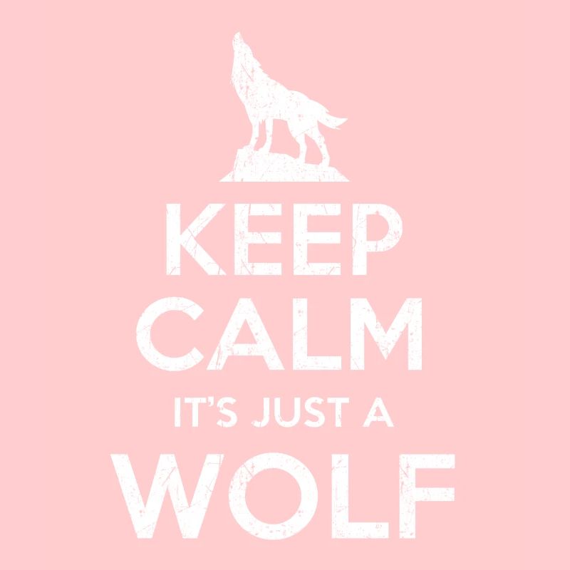 Wolf saying Keep calm Wolf