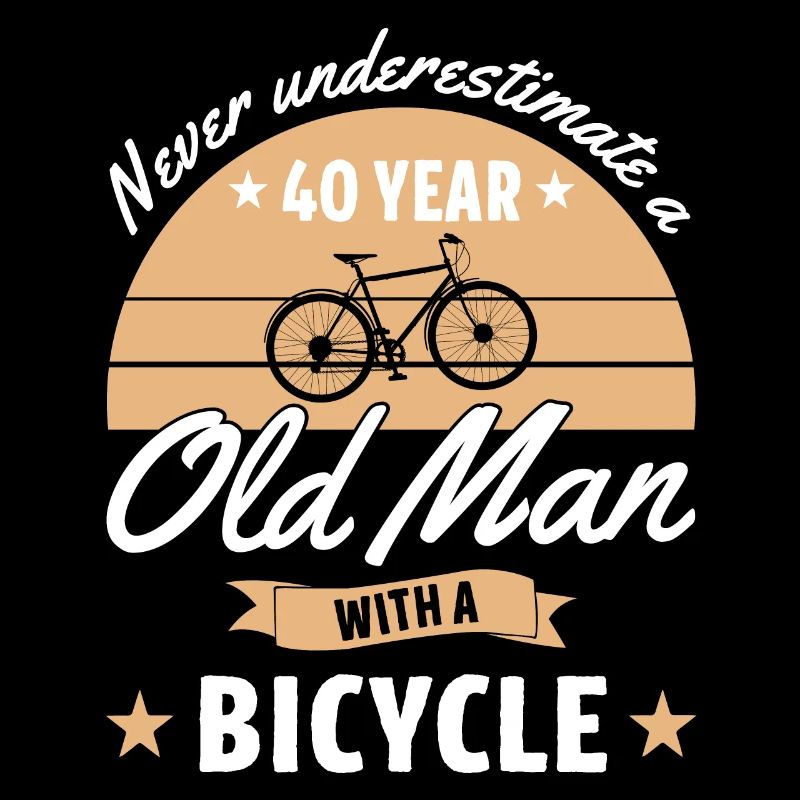 Never underestimate a 40 year old man with bicycle