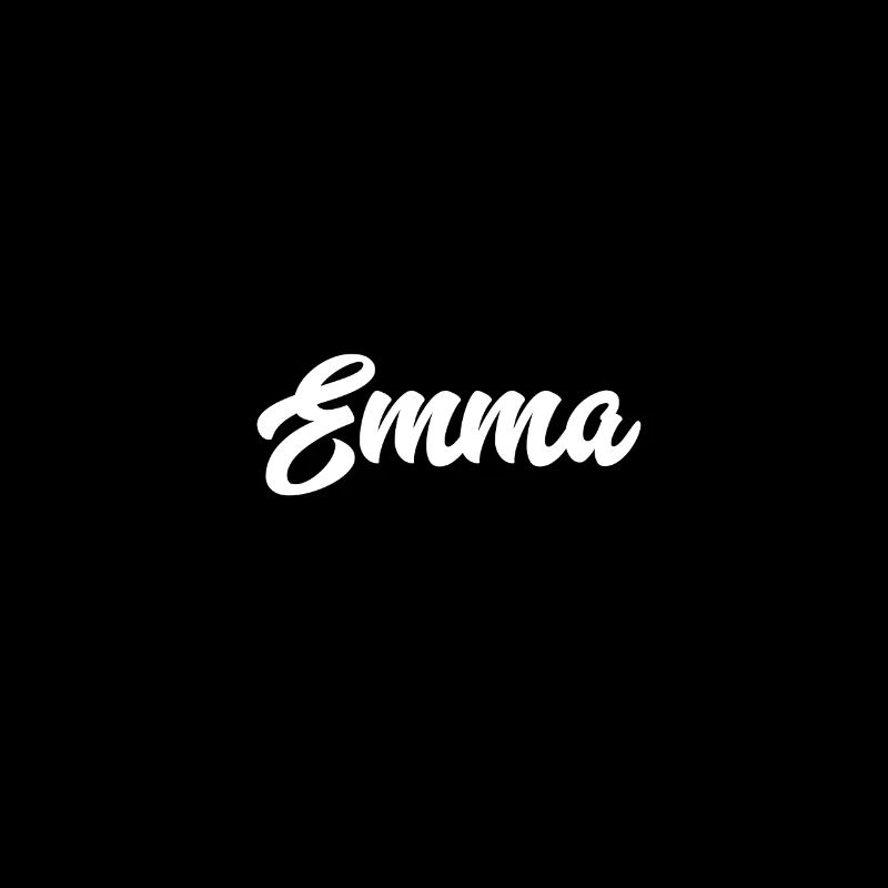 Emma Custom Text Birthday Name