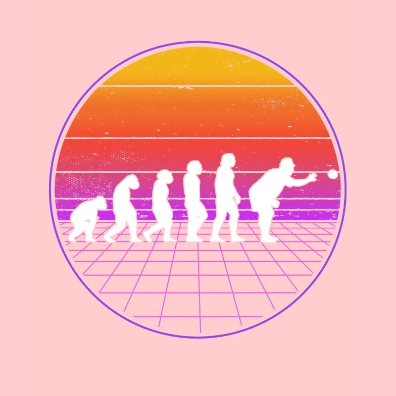 Boccia Evolution Vaporwave Boccia Player Boule