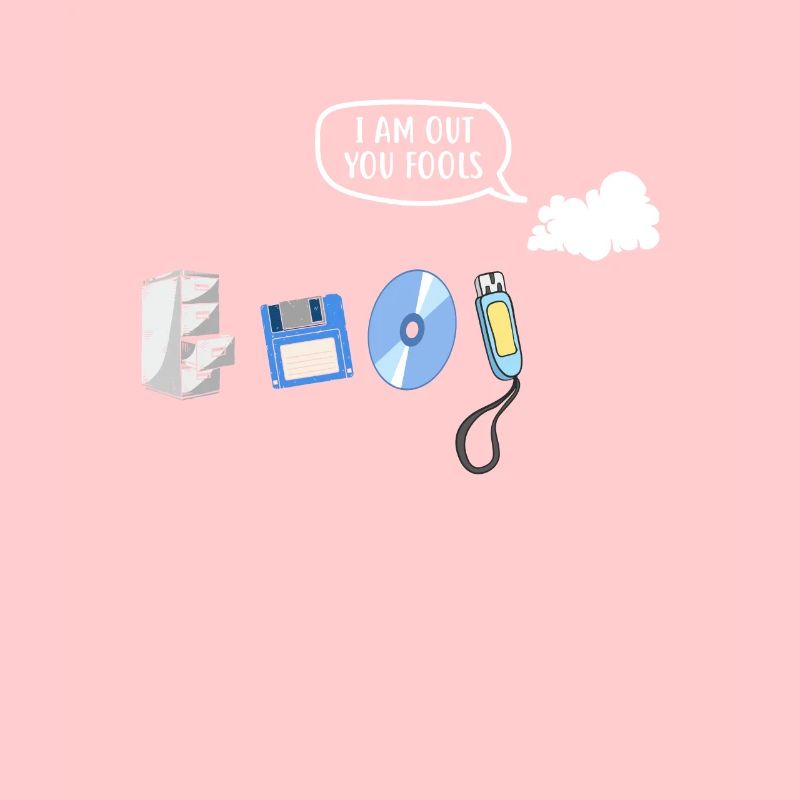 I Am Out You Fools Funny Data Storage Evolution