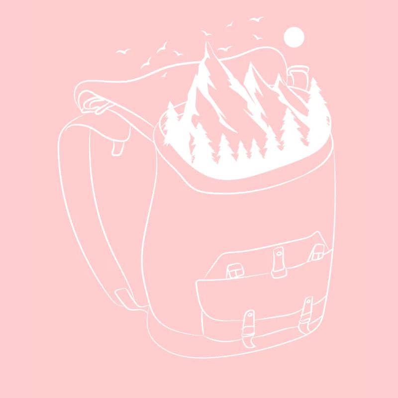 Hiker Landscape Backpack Hiking