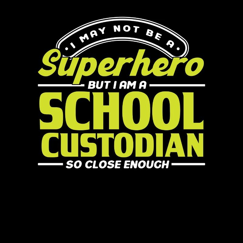 Funny School Custodian Gift Caretaker