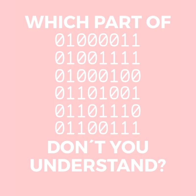 Drôle de code binaire disant