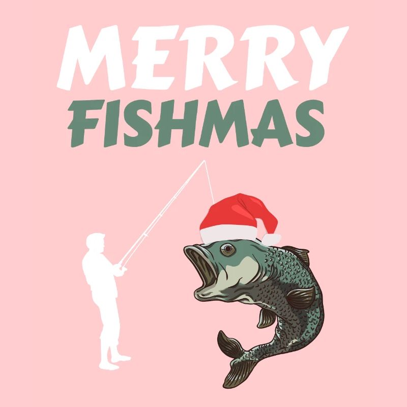 Drôle de pêcheur de Noël