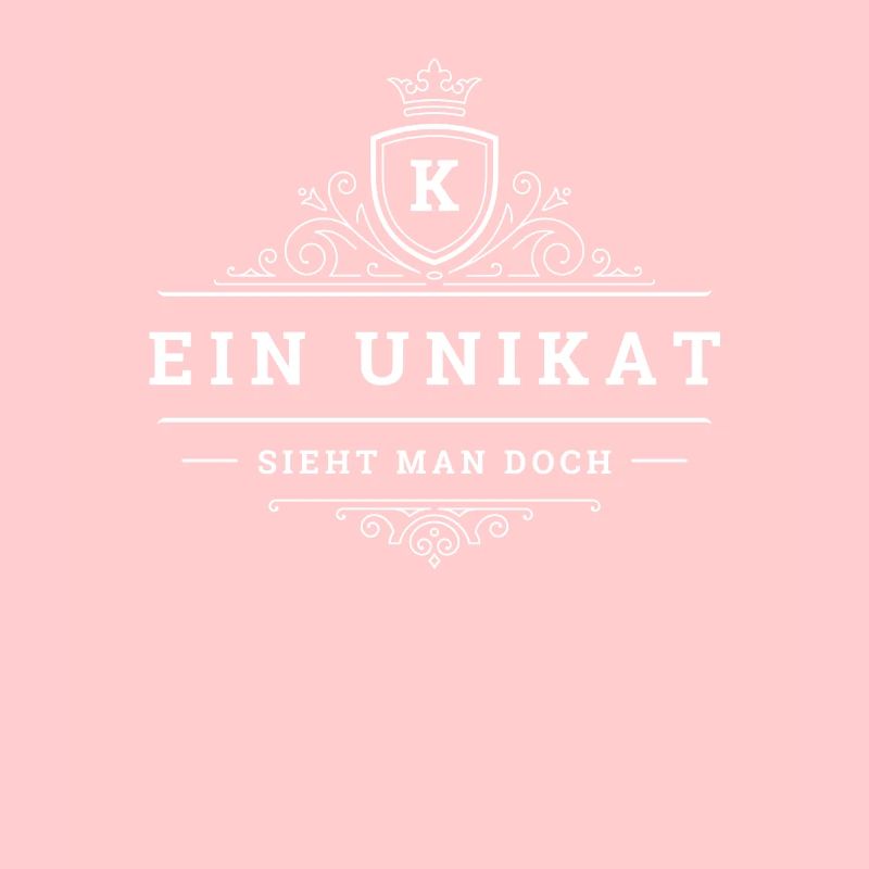 Ein Unikat Ein Einzelstück Anfangsbuchstabe K Name