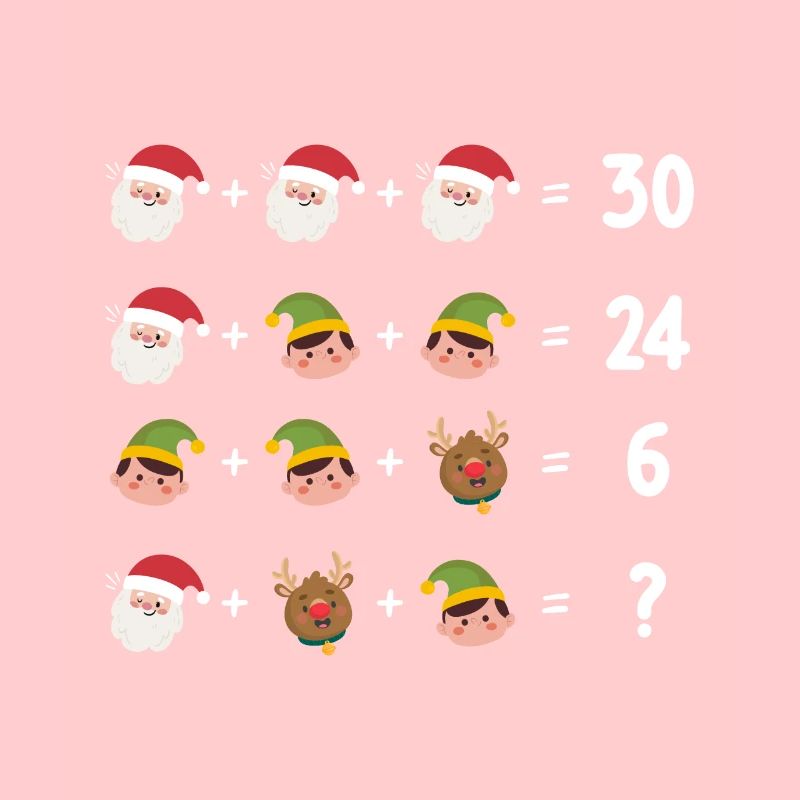 Noël Math Elfes Père Noël Rennes