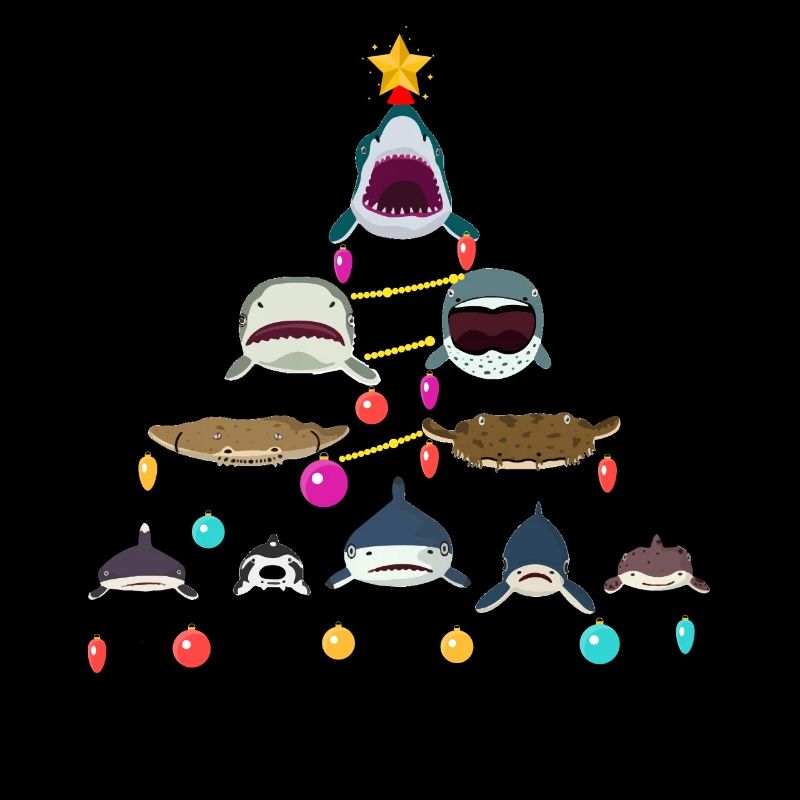 Requin, Requins, Arbre de Noël Shakr
