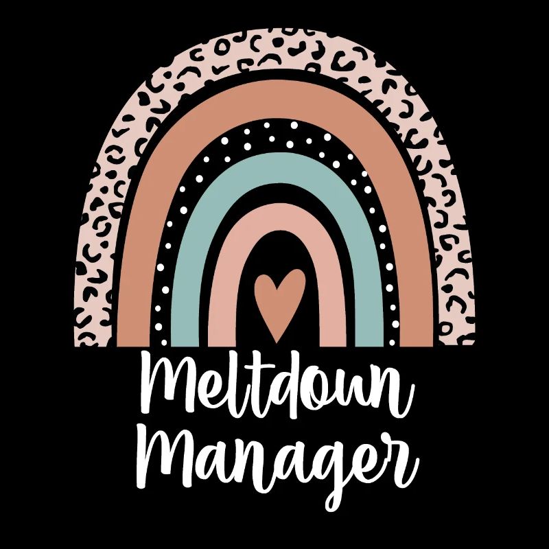 Meltdown Manager Leopard Rainbow Mama Leben Lustig