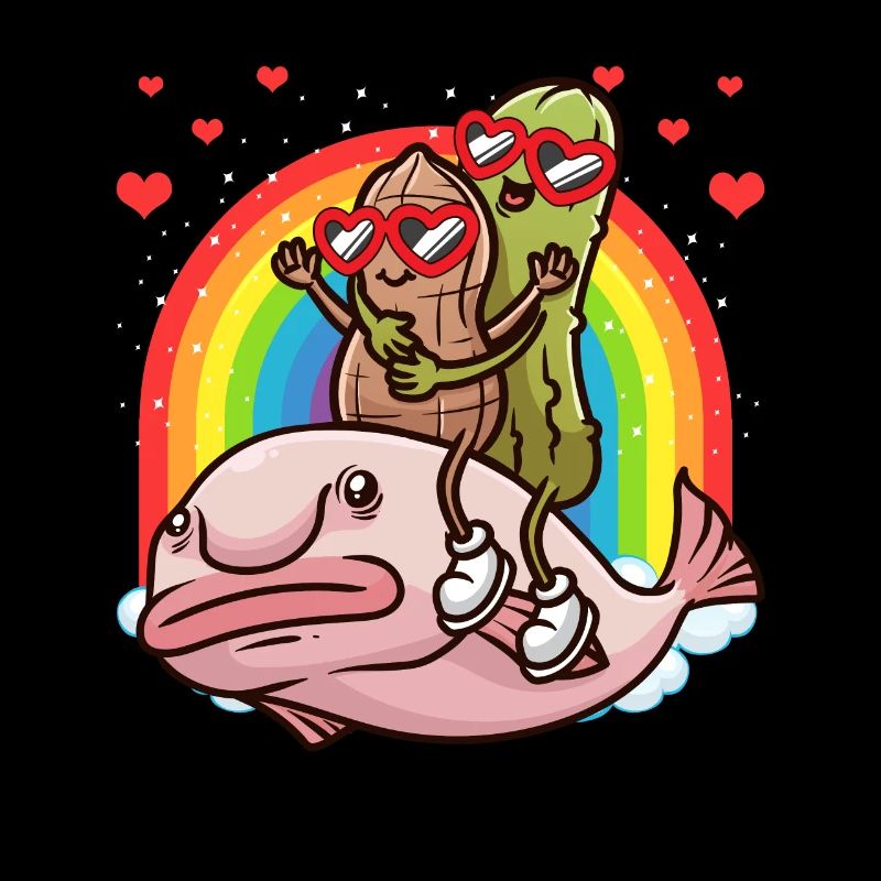 Cornichon d’arachide et de concombre Blobfish