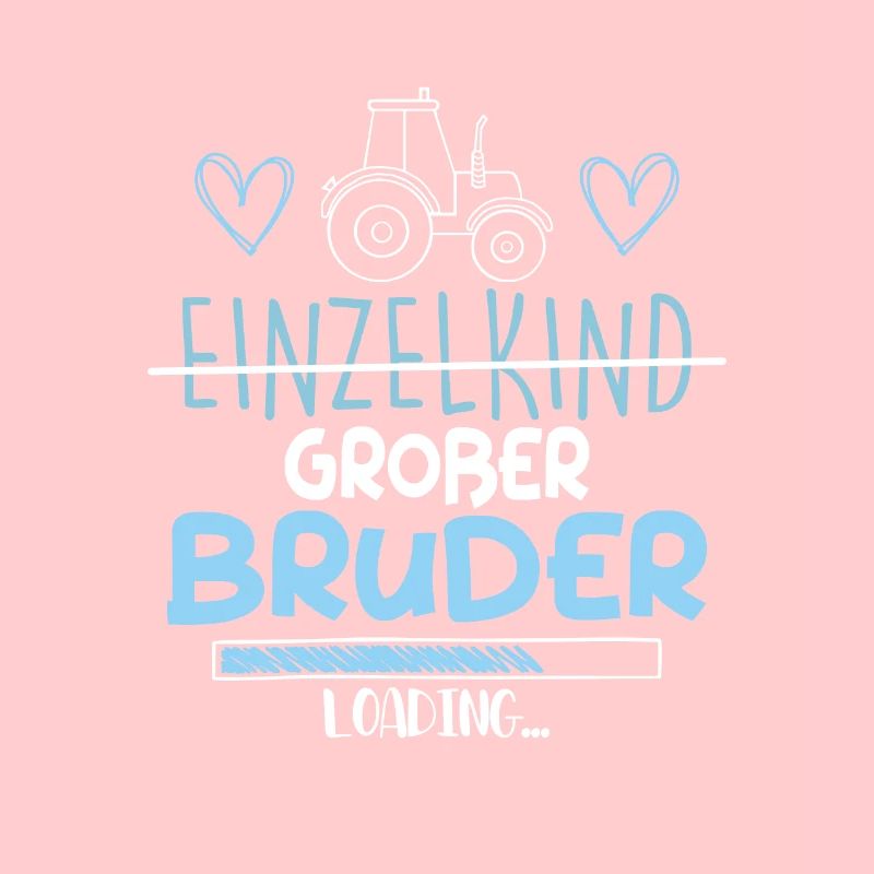 Einzelkind Großer Bruder Loading Traktor