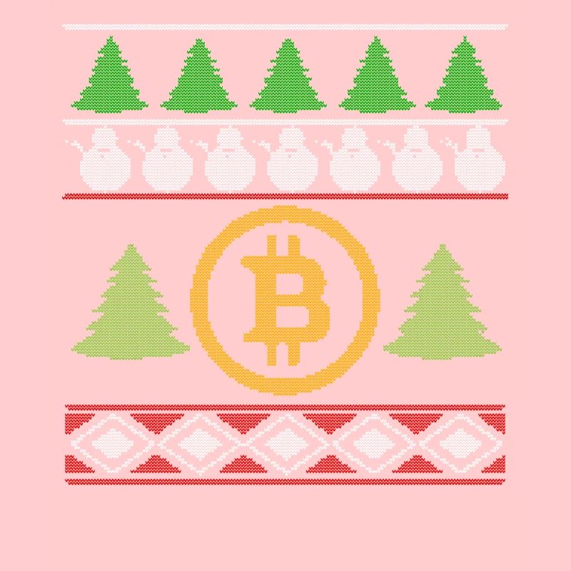 Drôle pull Noël Bitcoin Crypto Monnaie