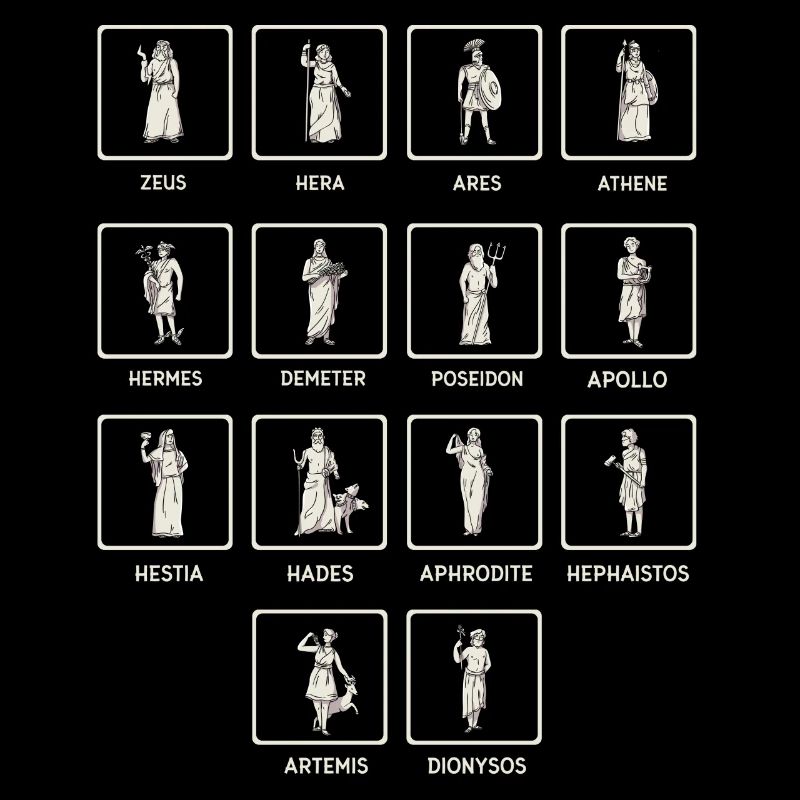 Mitologia greca, mito greco Dei
