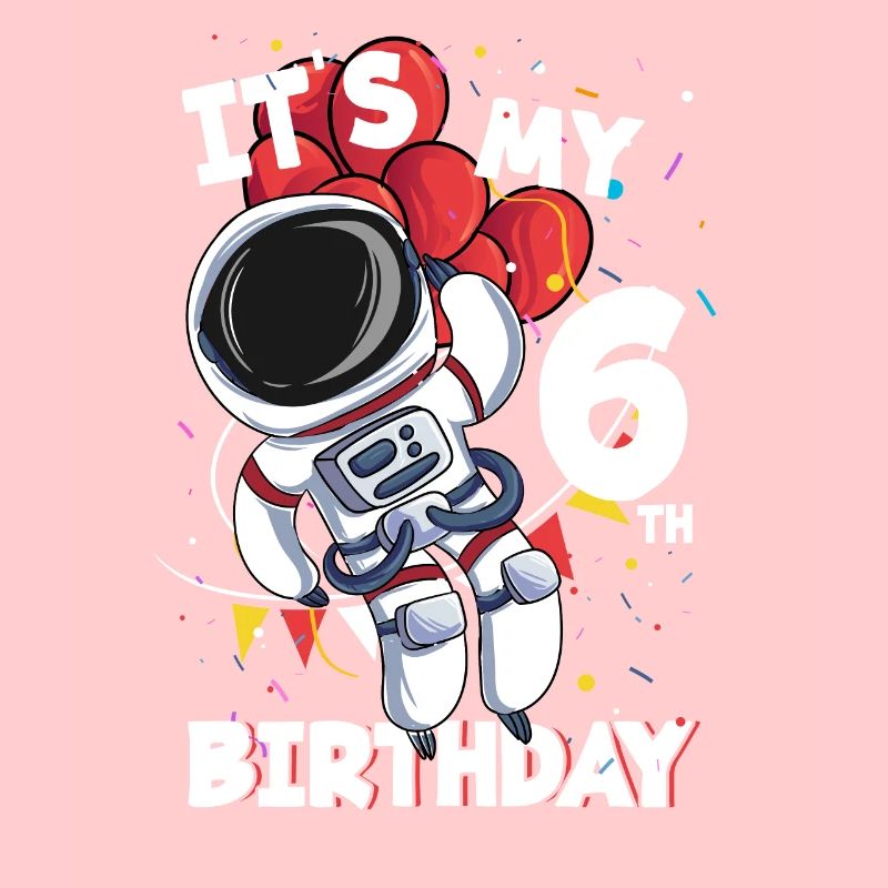 Astronaut 6. Geburtstag