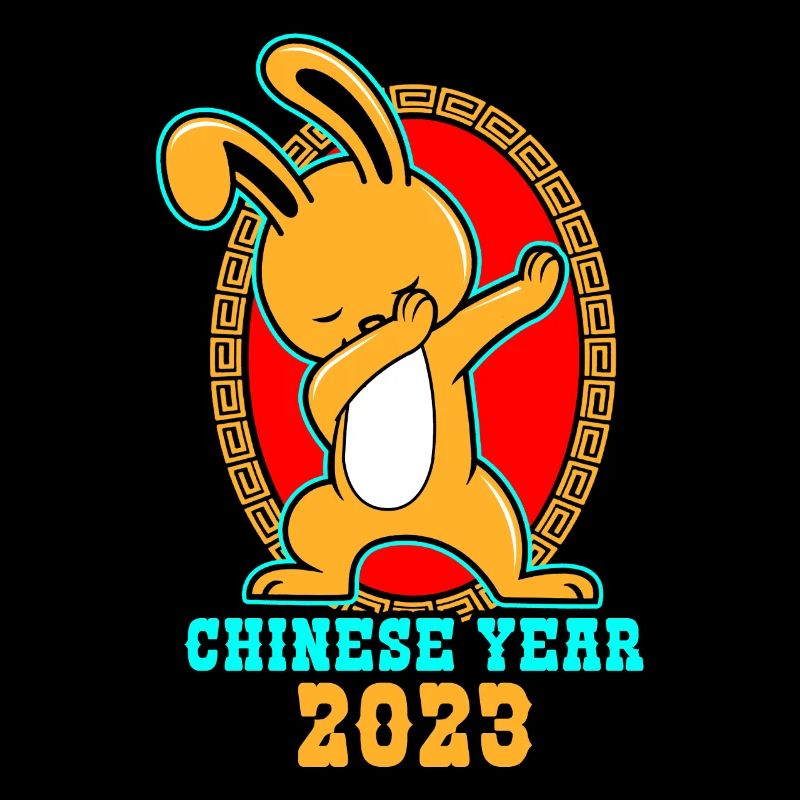 Chinese Year 2023 Rabbit Dabbing