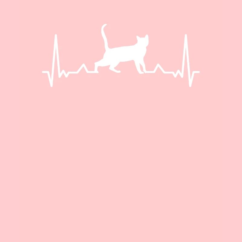 Herzschlag mit einer Katze - Orange Tabby Gray Tabby