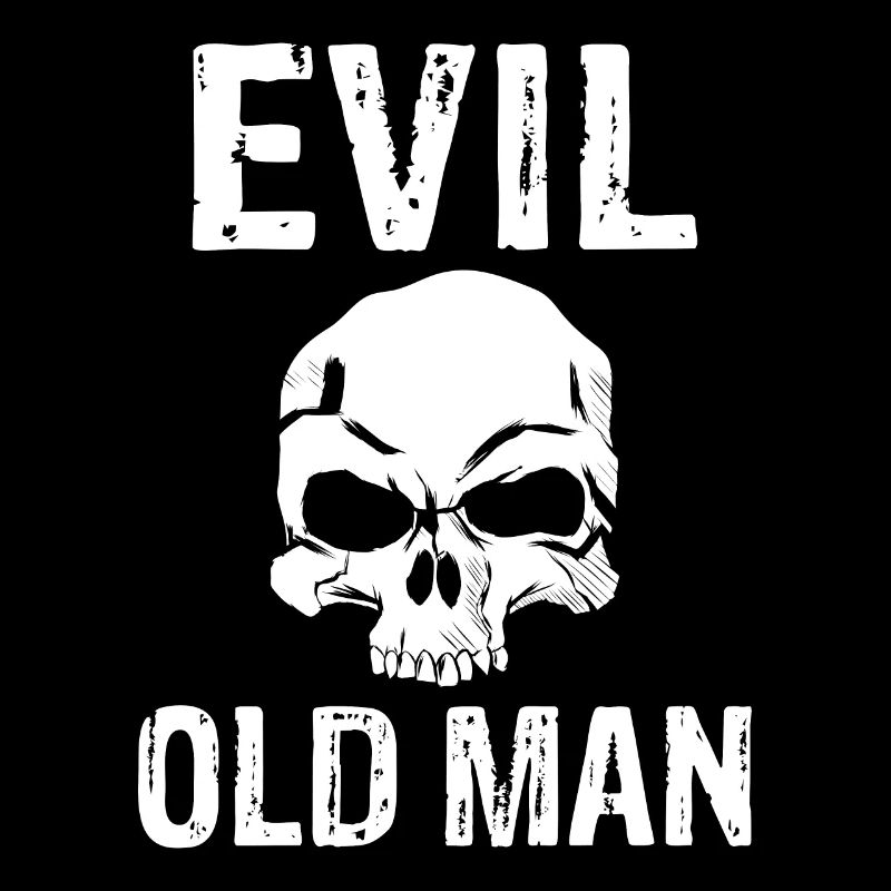Evil old man The Evil Old Man Skull