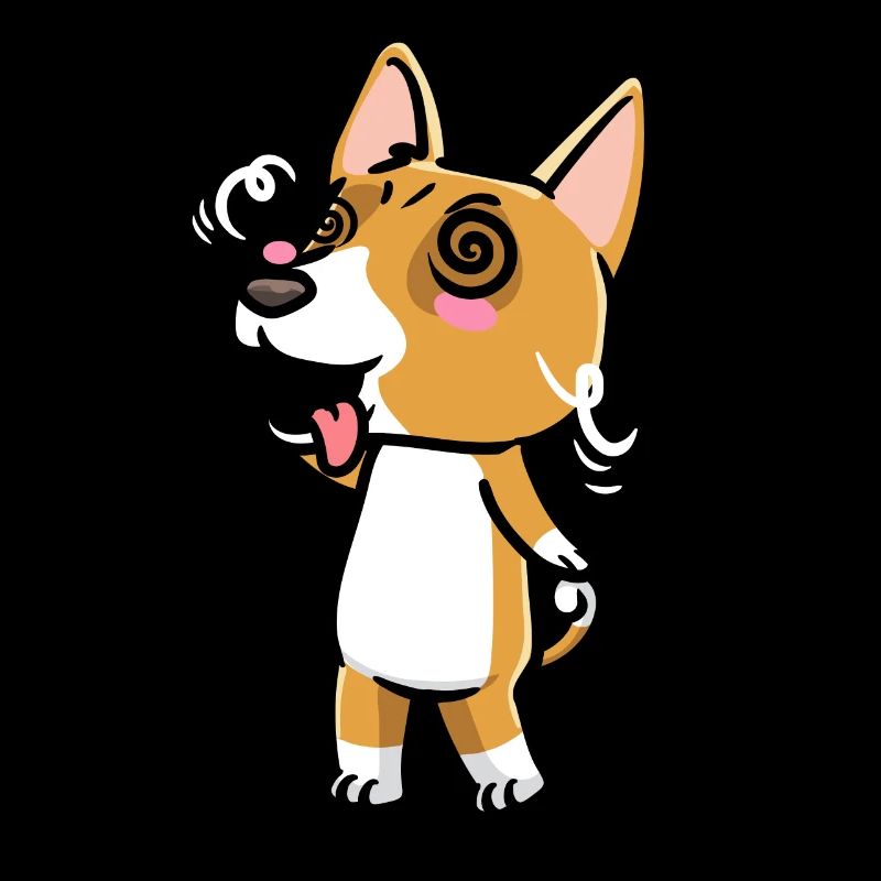 Émoticône de chien Basenji